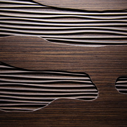 Python Fineline Oak chocolate | Wall panels | VD Werkstätten