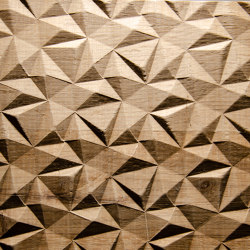 Small Diamond Knob Oak | Wall panels | VD Werkstätten