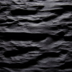 Smooth Bark Fineline Black matte lacquered | Wall panels | VD Werkstätten