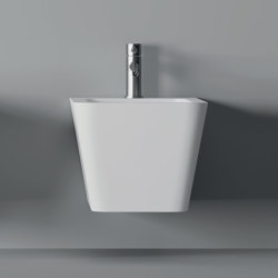 Bidet Hide Hung Square 55cm x 35cm | Bathroom fixtures | Alice Ceramica