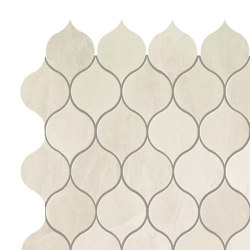 Marvel Imperial White Drop Mosaic | Ceramic flooring | Atlas Concorde