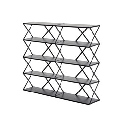 Lift 10 Shelf Black | Shelving systems | Hem Design Studio
