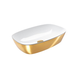Green Lux 60x40 Gold White | Wash basins | Ceramica Catalano