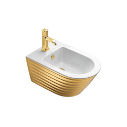 Classy Bidet Soft 55x35 Gold White | Bathroom fixtures | Ceramica Catalano