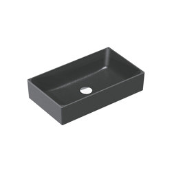 Zero 60x35 Satin Black | Wash basins | Ceramica Catalano