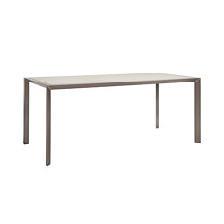 TRIG CERAMIC TOP DINING TABLE RECTANGLE 180 | Dining tables | JANUS et Cie