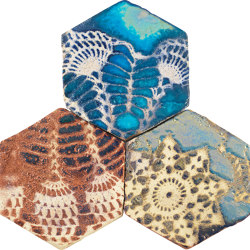 Ancient Lustre Rubboli 1873 | Ricami 01 | Ceramic tiles | Cotto Etrusco