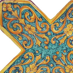 Medioevo | Decori Affreschi 09 | Ceramic tiles | Cotto Etrusco