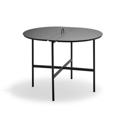 Picnic Table in anthracite black aluminum, foldable | Dining tables | Skagerak