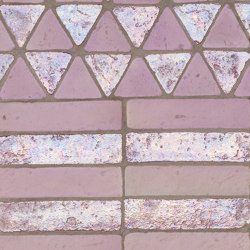 Glazes | Matt & Glossy | Mix Glicine Madreperla 50% | Wall tiles | Cotto Etrusco