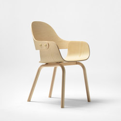 Showtime nude chair | with armrests | BD Barcelona