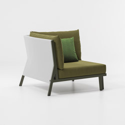 Vieques corner module | with armrests | KETTAL