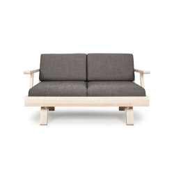 Impala couch for two | with armrests | reseda