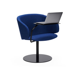 Sola lounge chair, discbase | Chairs | Martela