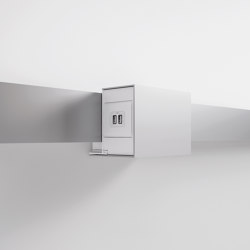 NODO FURNITURE | BOX - Large 2 USB + Italy / Germany | Sockets | Letroh