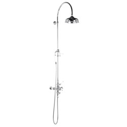 Thermostatic shower with handset