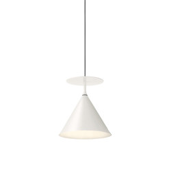 ABC | C pendant light in opal white metal | Suspended lights | MODO luce