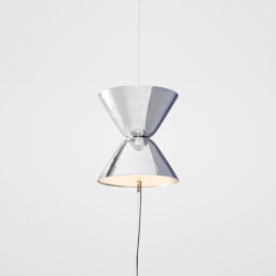 Aureole polished | Suspended lights | Daniel Becker Studio
