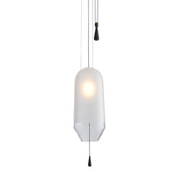 Limpid Light, transparent, small | Lampade sospensione | Hollands Licht