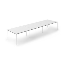 ATOM Meeting Table with Power & Data Cutout - Large Rectangular |  | Boss Design