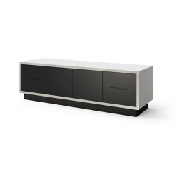 Credenza - 2 door 4 drawer on plinth base | Sideboards | Boss Design