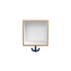 Single cube with triple hook | M20.01.002 | Kids storage furniture | HEWI