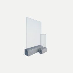 Beton | Concrete Table Display | Menu Holder