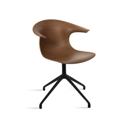 Loop 3D Wood 4-star Aluminium Base | Chairs | Infiniti