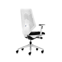 V6 swivel chair, light grey, upholstered | Office chairs | VANK