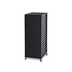 DS | Container Plus - black grey RAL 7021 | Cassettiere ufficio | Magazin®