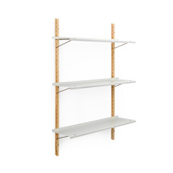 RM3 | Shelf, pure white RAL 9010 | Scaffali | Magazin®