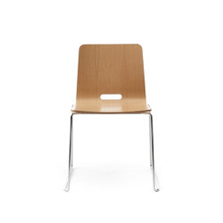 sitting smartK | Skid chair | stackable | lento