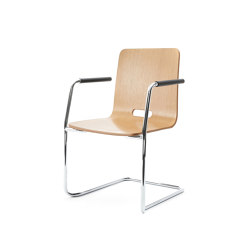 sitting smartF | Cantilever with integrated armrests | Chairs | lento