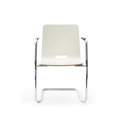 sitting smartF | Cantilever with integrated armrests | with armrests | lento
