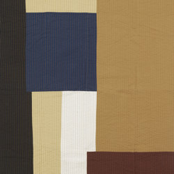 Shay Patchwork Quilt Blanket - Mustard | Plaids | ferm LIVING