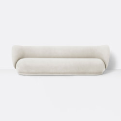 Rico 4-Seater Sofa - Brushed - Off White | Divani | ferm LIVING