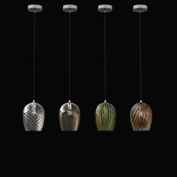 NUCE pendant light made of blown glass | Suspended lights | ITALAMP