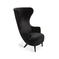 Wingback Chair Black Leg Cassia 09 | Armchairs | Tom Dixon