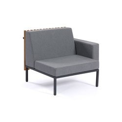 Sutra | Central Mudule and Armrest | Modular seating elements | EGO Paris