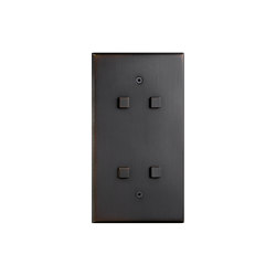 Cullinan - Medium bronze - Square button | Push-button switches | Atelier Luxus