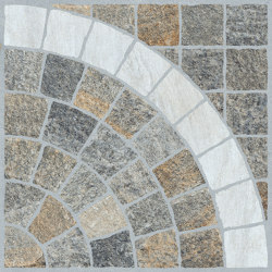 Emilia Multicolor| Arco Bianco h20 | Ceramic panels | Rondine