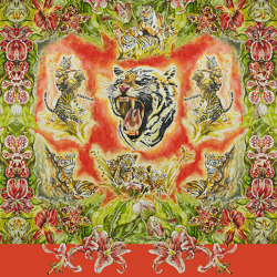 Tiger | artist wallpaper | Wall coverings / wallpapers | Ginny Litscher