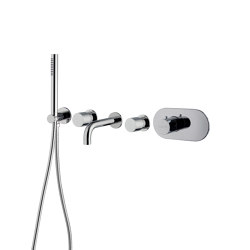 So F3179X2 | Built-in single lever bath mixer with two outlets | Bath taps | Fima Carlo Frattini