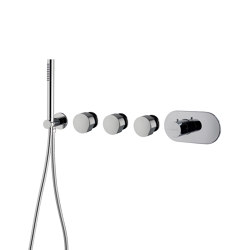 So F3178X3 | Built-in single lever bath/shower mixer with three outlets | Shower controls | Fima Carlo Frattini