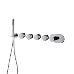 So F3178X4 | Built-in single lever bath/shower mixer with four outlets | Shower controls | Fima Carlo Frattini