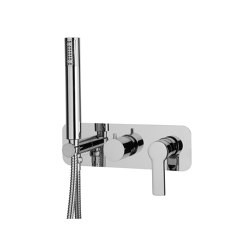 Mast F3149X2 | Single lever bath and shower mixer for concealed installation 2 outlet with shower set |  | Fima Carlo Frattini