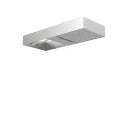 Moove F2992S | Soffione a parete con telaio in acciaio inox spazzolato | Rubinetteria doccia | Fima Carlo Frattini