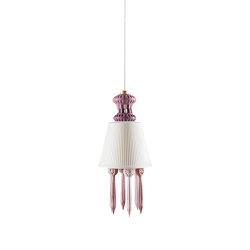 Belle de Nuit Ceiling Lamp with Lithophane | Pink (CE/UK) | Suspended lights | Lladró