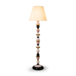 Firefly Floor Lamp |  Pink and Golden Luster (CE) | Free-standing lights | Lladró