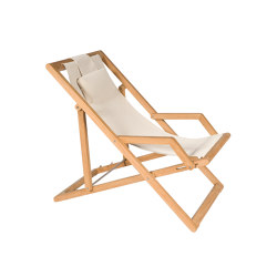 Copacabana | Deck chair | X-base | Tectona